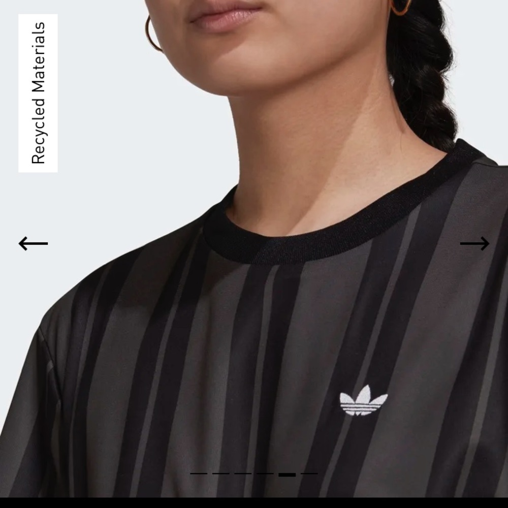 Adidas Smocked Stripe Dress | Soccer Dress - Picture 11 of 11